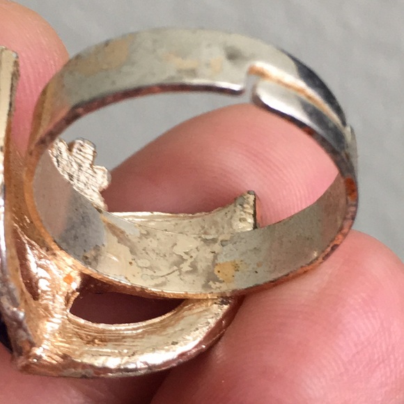 🖤Vtg Venetian mask design ring - Picture 9 of 13